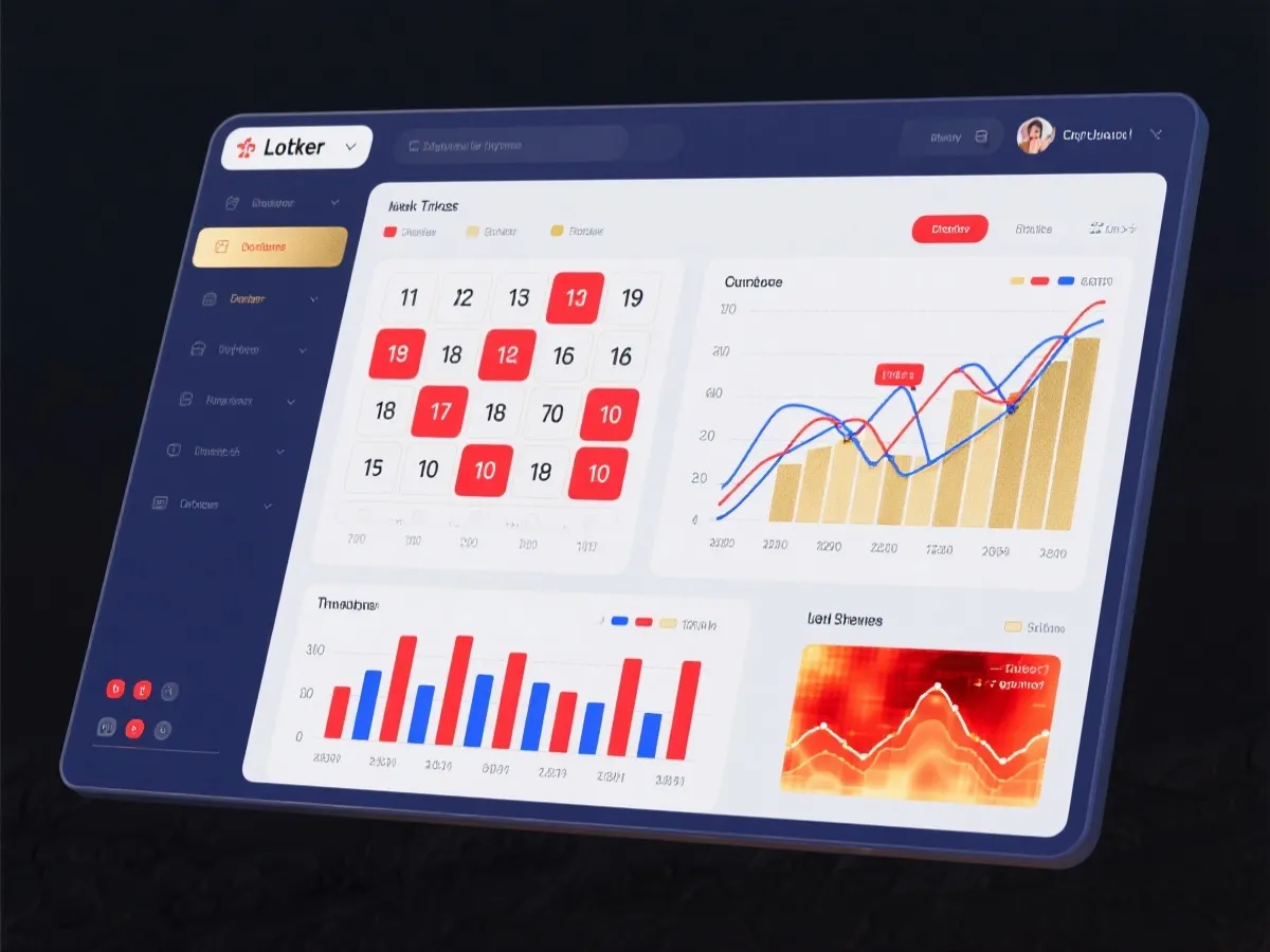 快乐8官方走势图表示意界面