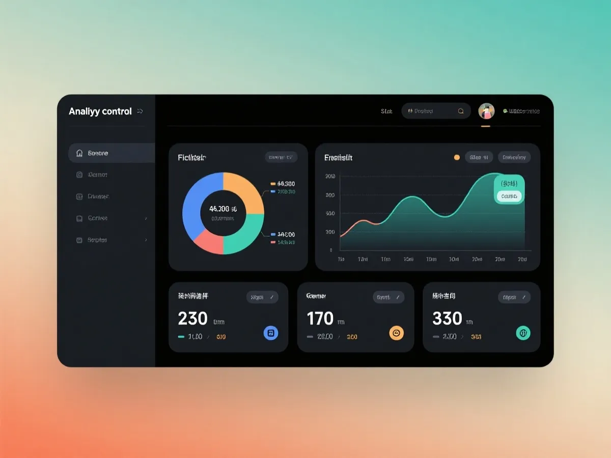 快乐8多维度数据看板展示图